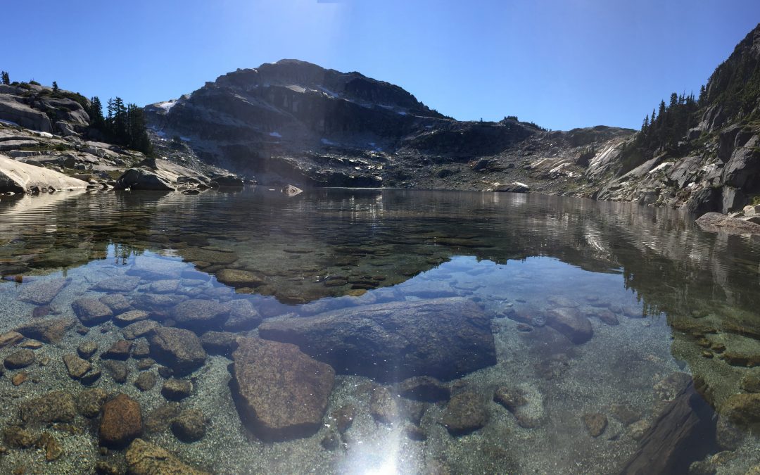 Hiking the backcountry: Centre Lakes